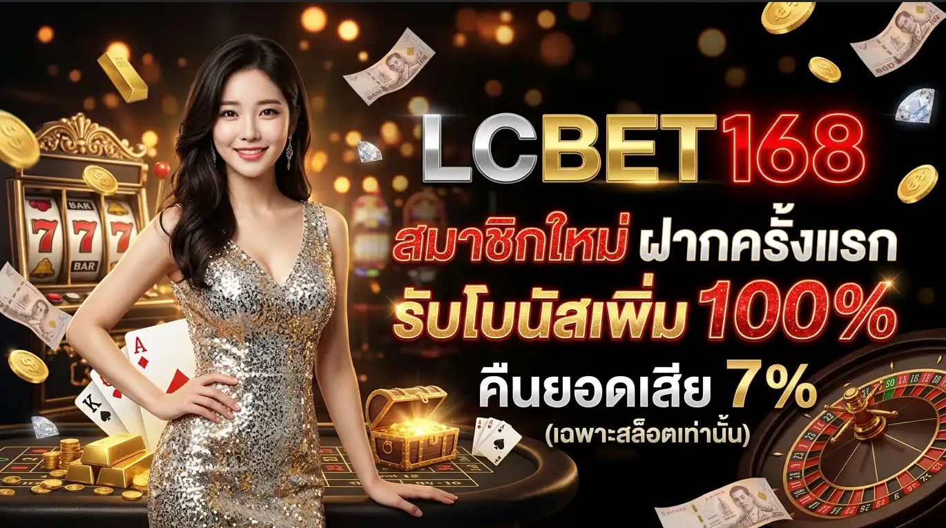 lucabet168 สมาชิกใหม่ ฝากครั้งแรก รับโปรโมชั่น คืนยอดเสีย 7%